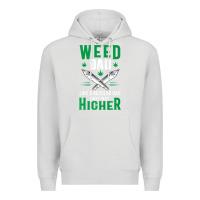 Dove Grey weed dad le.ga.li.ze ma.riju.a.na pot weed gift   t shirt Premium Hoodie - artisFamous
