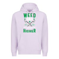 Lilac weed dad le.ga.li.ze ma.riju.a.na pot weed gift   t shirt Premium Hoodie - artisFamous