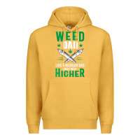 Mustard weed dad le.ga.li.ze ma.riju.a.na pot weed gift   t shirt Premium Hoodie - artisFamous