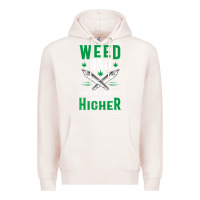 Pale Pink weed dad le.ga.li.ze ma.riju.a.na pot weed gift   t shirt Premium Hoodie - artisFamous