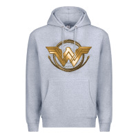 Heather Grey won.der woman movie gol.den las.so lo  t shirt Premium Hoodie - artisFamous