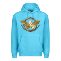 Ocean Blue won.der woman movie gol.den las.so lo  t shirt Premium Hoodie - artisFamous