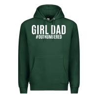 Sports Green Girl Dad Premium Hoodie - artisFamous