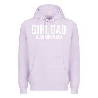 Lilac Girl Dad Premium Hoodie - artisFamous