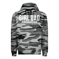 Slate Camo Girl Dad Premium Hoodie - artisFamous
