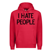 Cardinal i hate people Premium Hoodie - artisFamous