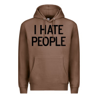 Chestnut i hate people Premium Hoodie - artisFamous