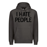 Smoke i hate people Premium Hoodie - artisFamous