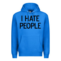True Royal i hate people Premium Hoodie - artisFamous
