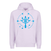 Lilac zel.da br.ea.th of the w.i.l.d she.i.k.ah eye lo. t shirt Premium Hoodie - artisFamous
