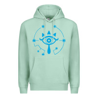Seafoam zel.da br.ea.th of the w.i.l.d she.i.k.ah eye lo. t shirt Premium Hoodie - artisFamous