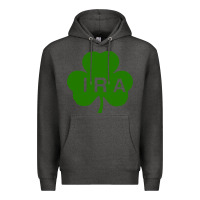 Charcoal Heather ira irish lucky shamrock st patrick's day Premium Hoodie - artisFamous