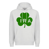 Dove Grey ira irish lucky shamrock st patrick's day Premium Hoodie - artisFamous