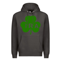 Smoke ira irish lucky shamrock st patrick's day Premium Hoodie - artisFamous