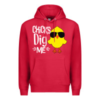 Cardinal kids chick dig me Premium Hoodie - artisFamous