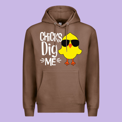 Kids Chick Dig Me Premium Hoodie Designed By Artisfamous