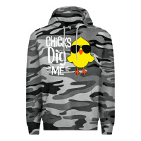 Slate Camo kids chick dig me Premium Hoodie - artisFamous