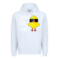 White kids chick dig me Premium Hoodie - artisFamous