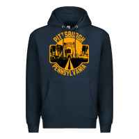 Navy pittsburgh pennsylvania Premium Hoodie - artisFamous