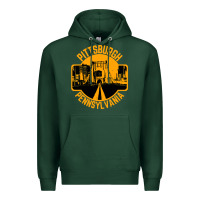 Sports Green pittsburgh pennsylvania Premium Hoodie - artisFamous