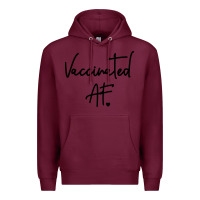 Burgundy pro vaccination Premium Hoodie - artisFamous