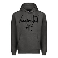 Charcoal Heather pro vaccination Premium Hoodie - artisFamous