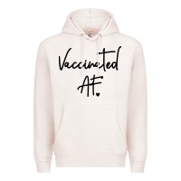 Pale Pink pro vaccination Premium Hoodie - artisFamous