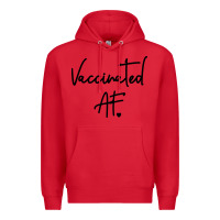Red pro vaccination Premium Hoodie - artisFamous