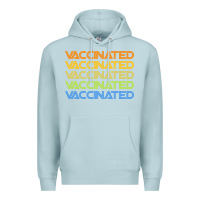 Blue Mist vaccinated retro Premium Hoodie - artisFamous