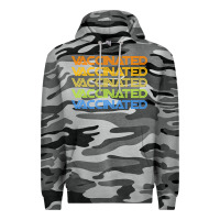 Slate Camo vaccinated retro Premium Hoodie - artisFamous