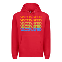 Red vaccinated retro Premium Hoodie - artisFamous