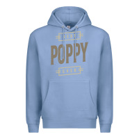 Colony Blue Mens Best Poppy Ever | Poppy Gift Premium Hoodie - artisFamous