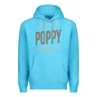 Ocean Blue Mens Best Poppy Ever | Poppy Gift Premium Hoodie - artisFamous