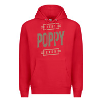 Red Mens Best Poppy Ever | Poppy Gift Premium Hoodie - artisFamous