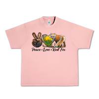 Peace Love Red Fox Urban Heavy Tee | Teevron