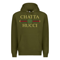 Army Green chatta hucci Premium Hoodie - artisFamous
