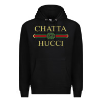 Black chatta hucci Premium Hoodie - artisFamous