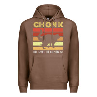 Chestnut chonk cat funny cat meme cat dad cat mom Premium Hoodie - artisFamous
