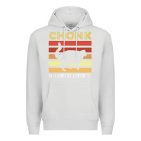Dove Grey chonk cat funny cat meme cat dad cat mom Premium Hoodie - artisFamous