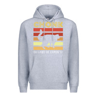 Heather Grey chonk cat funny cat meme cat dad cat mom Premium Hoodie - artisFamous