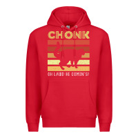 Red chonk cat funny cat meme cat dad cat mom Premium Hoodie - artisFamous