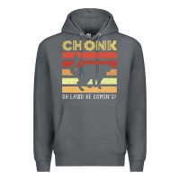 Rock chonk cat funny cat meme cat dad cat mom Premium Hoodie - artisFamous
