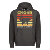 Smoke chonk cat funny cat meme cat dad cat mom Premium Hoodie - artisFamous