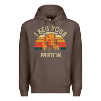 Coffee vintage i beg your parton Premium Hoodie - artisFamous