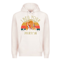 Pale Pink vintage i beg your parton Premium Hoodie - artisFamous