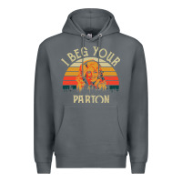 Rock vintage i beg your parton Premium Hoodie - artisFamous