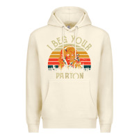 Sandshell vintage i beg your parton Premium Hoodie - artisFamous