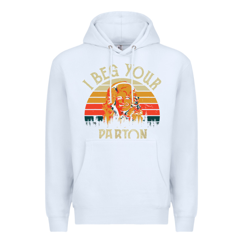 Vintage I Beg Your Parton Premium Hoodie by artisFamous | Teevron