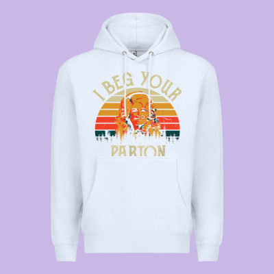 Vintage I Beg Your Parton Premium Hoodie Designed By Artisfamous