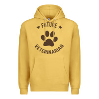 Antique Gold future veterinarian Premium Hoodie - artisFamous